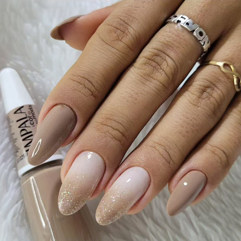 Nail 291 - Neutral Elegance (24Pcs) - Free Nail Kit Included