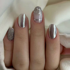 Nail 292 - Glamour Queen (24Pcs) - Free Nail Kit Included