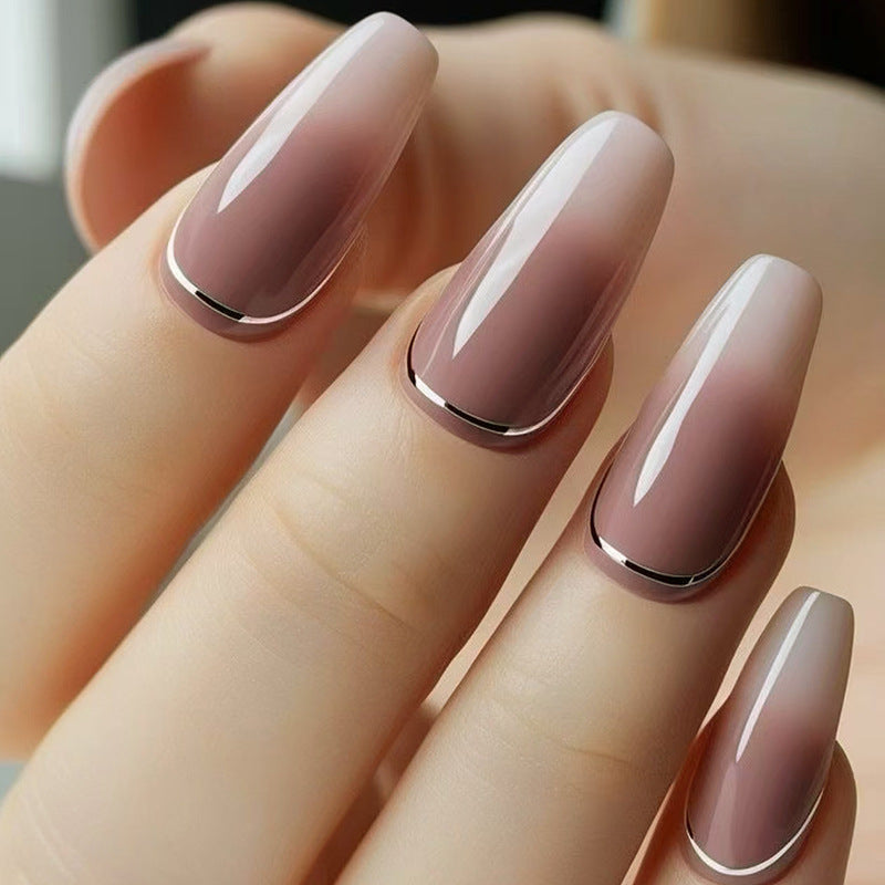 Nail 298 - Silk Touch 24Pcs) - Free Nail Kit Included