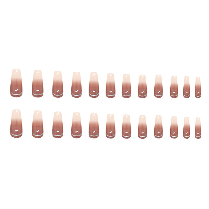 Nail 298 - Silk Touch 24Pcs) - Free Nail Kit Included