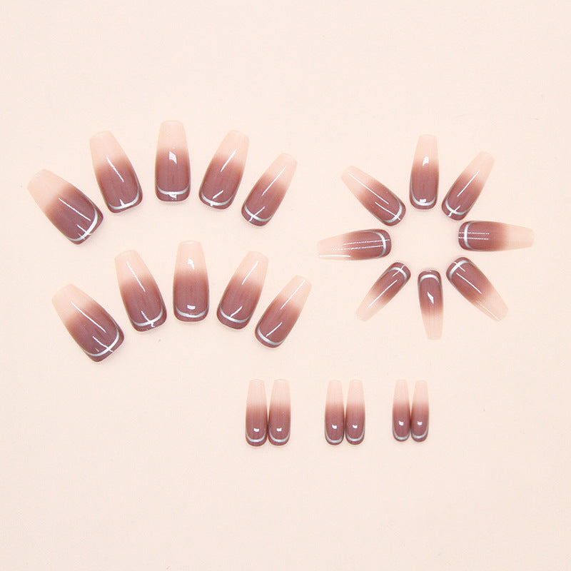 Nail 298 - Silk Touch 24Pcs) - Free Nail Kit Included