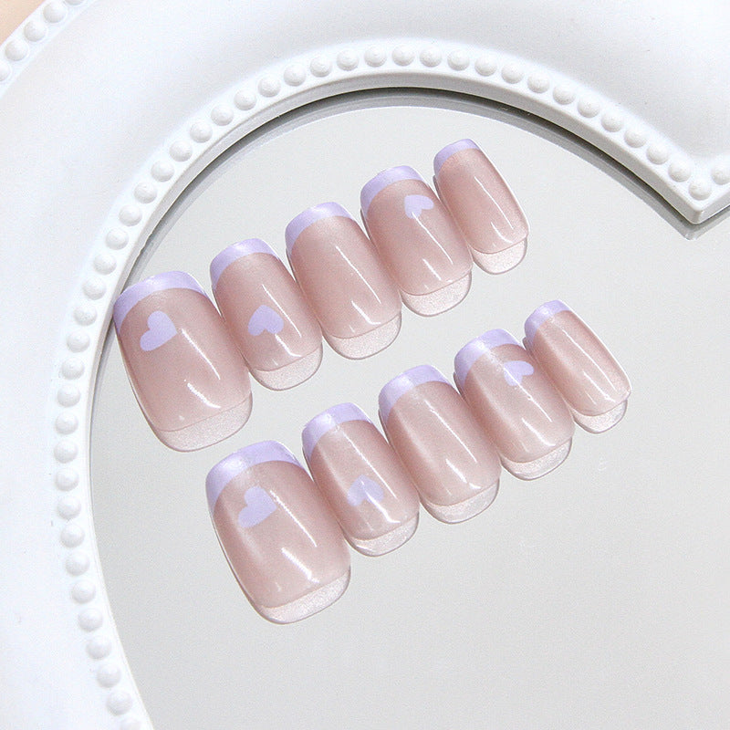 Nail 300 - Lavender Whisper (30Pcs) - Free Nail Kit Included