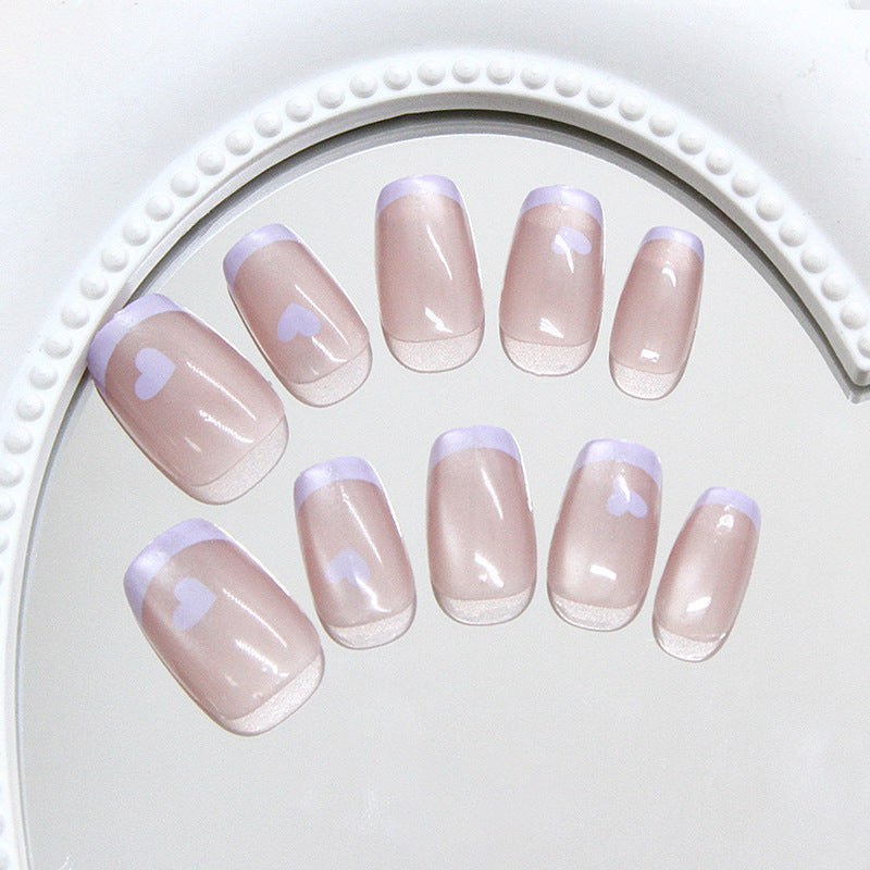 Nail 300 - Lavender Whisper (30Pcs) - Free Nail Kit Included