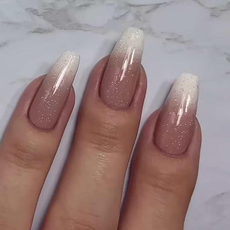 Nail 303 - Twilight Sparkle(24Pcs) - Free Nail Kit Included