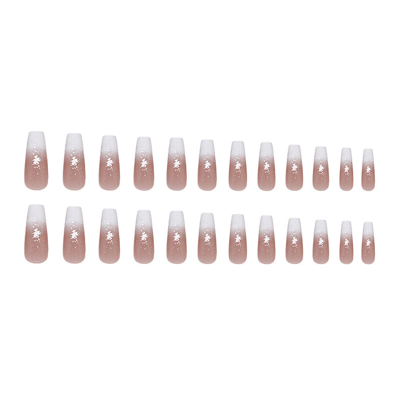 Nail 303 - Twilight Sparkle(24Pcs) - Free Nail Kit Included