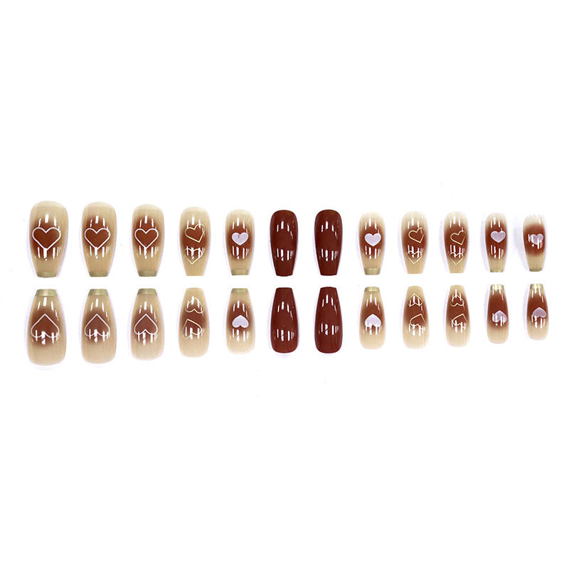 Nail 324 - Love at First Sight (24Pcs) - Free Nail Kit Included