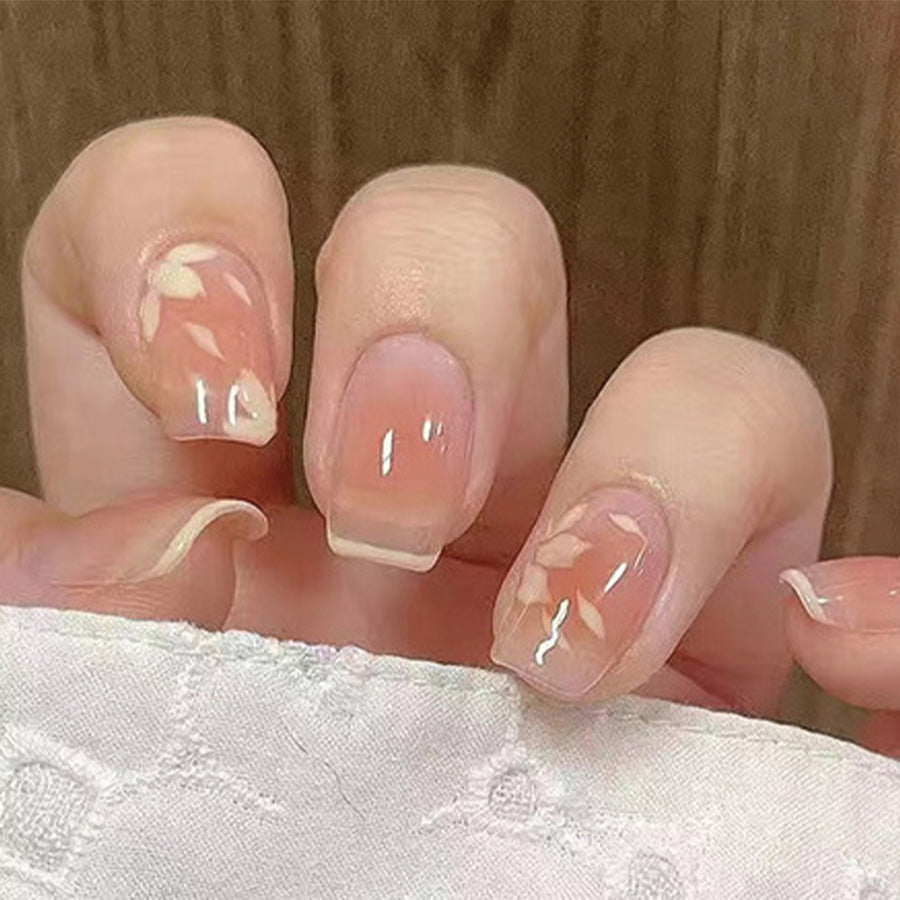Nail 330 - Soft Petals (24Pcs) - Free Nail Kit Included