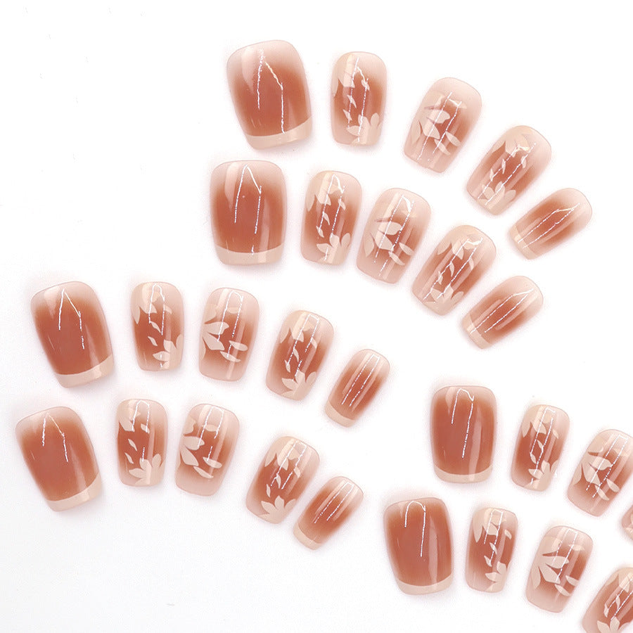 Nail 330 - Soft Petals (24Pcs) - Free Nail Kit Included