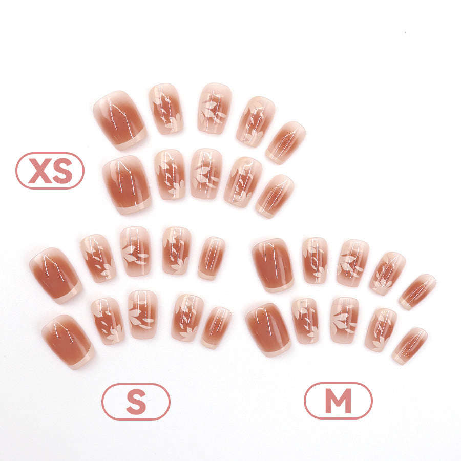 Nail 330 - Soft Petals (24Pcs) - Free Nail Kit Included