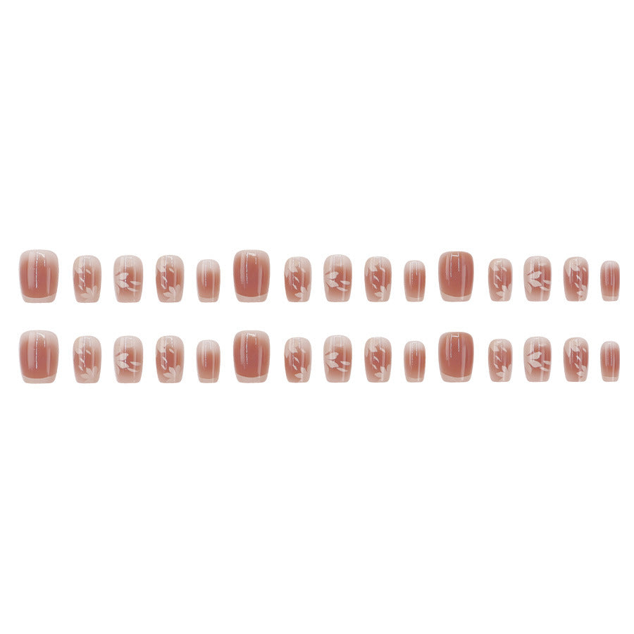 Nail 330 - Soft Petals (24Pcs) - Free Nail Kit Included