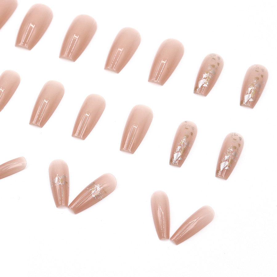 Nail 352 - Subtle Sparkle (24Pcs) - Free Nail Kit Included