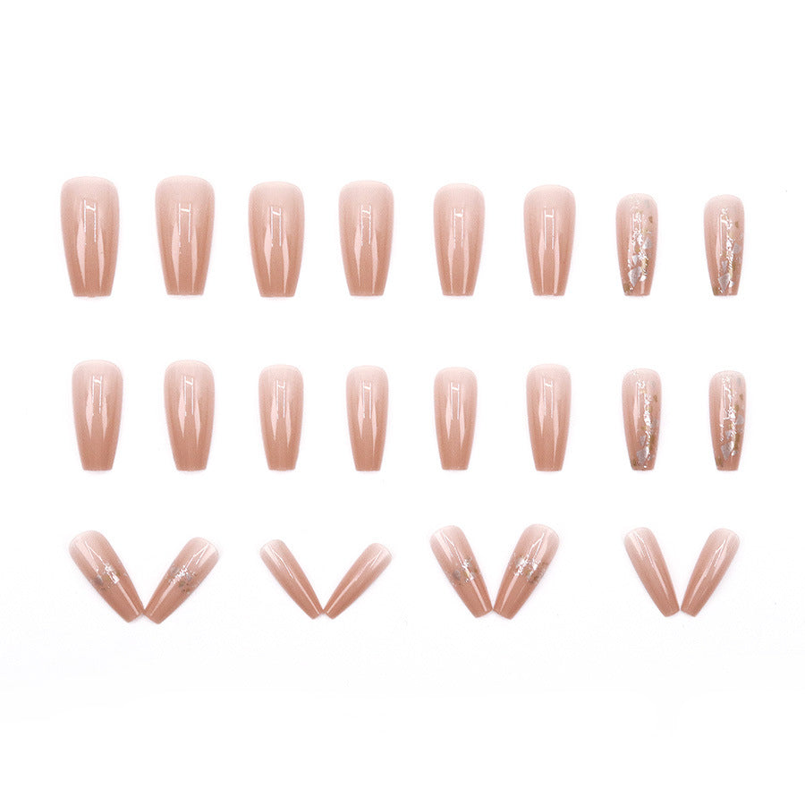 Nail 352 - Subtle Sparkle (24Pcs) - Free Nail Kit Included
