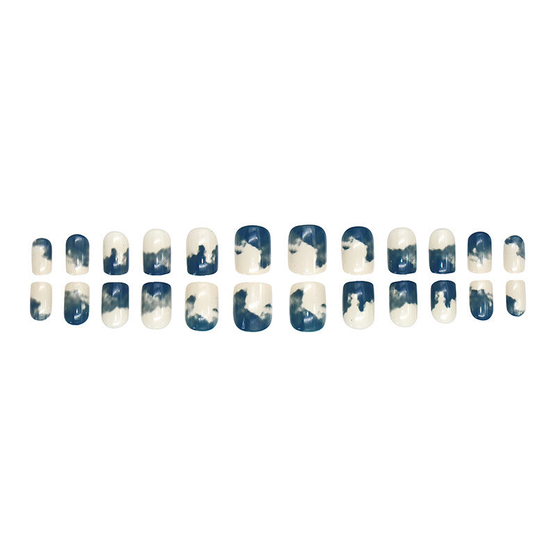 Nail 379 - Marine Mood (24Pcs) - Free Nail Kit Included
