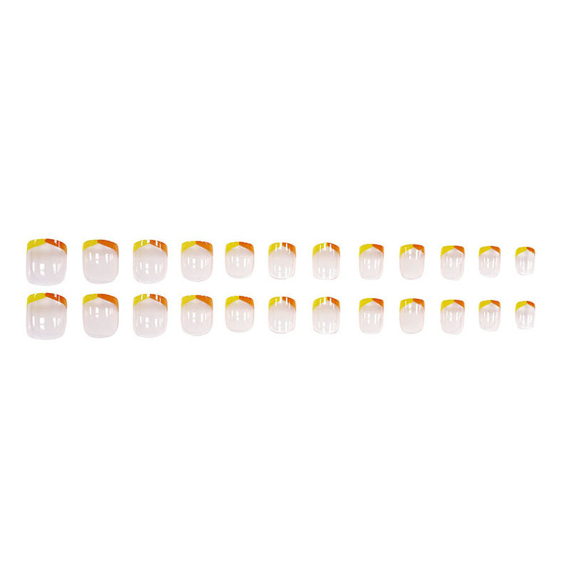 Nail 395 - Sunlight Tips (24Pcs) - Free Nail Kit Included