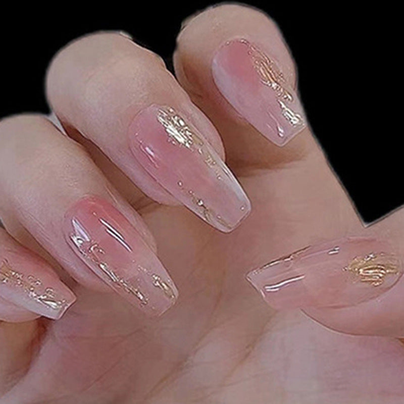 Nail 397 - Pink Opulence (24Pcs) - Free Nail Kit Included