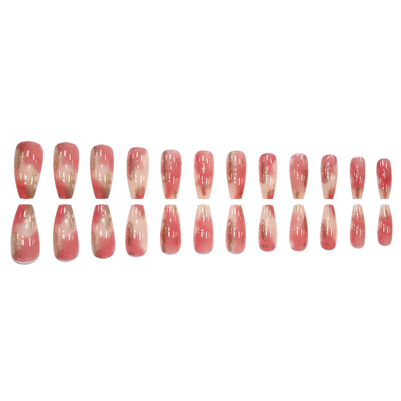 Nail 397 - Pink Opulence (24Pcs) - Free Nail Kit Included