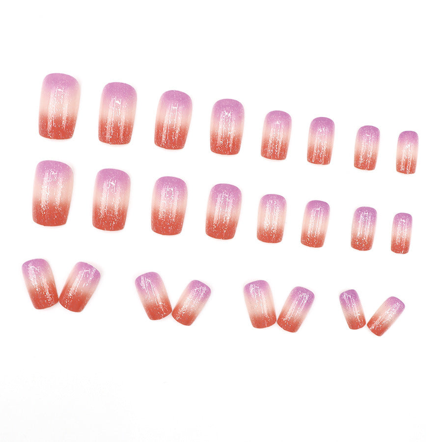 Nail 409 - Lavender Dream (24Pcs) - Free Nail Kit Included