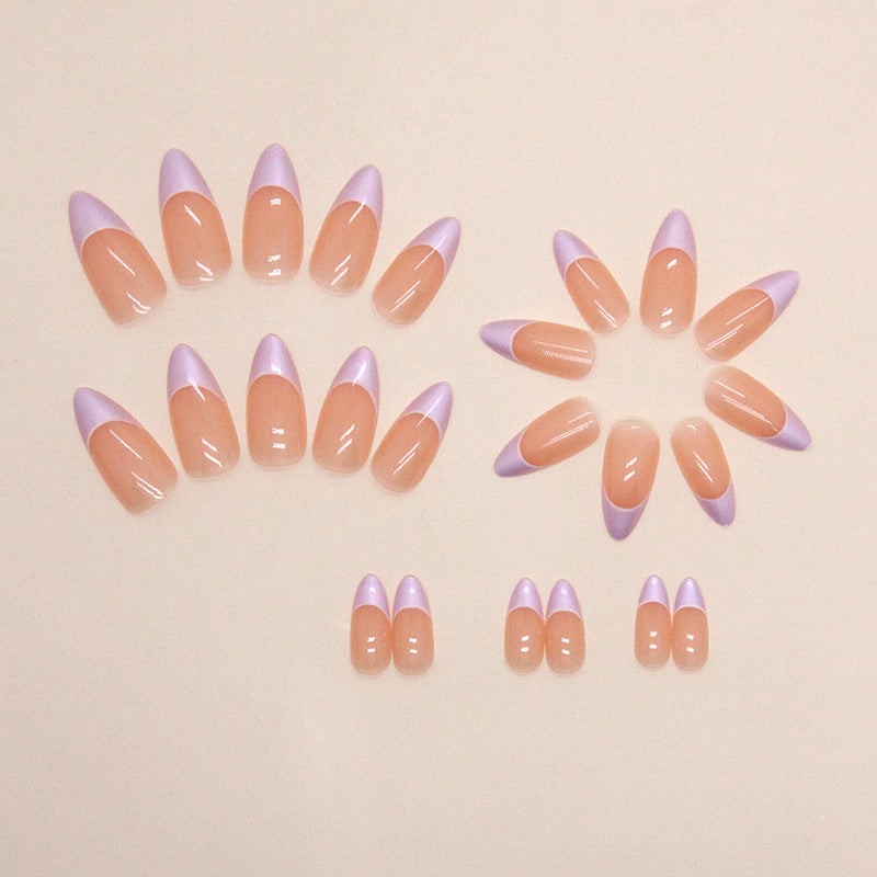 Nail 416 - Pastel Polish (24Pcs) - Free Nail Kit Included