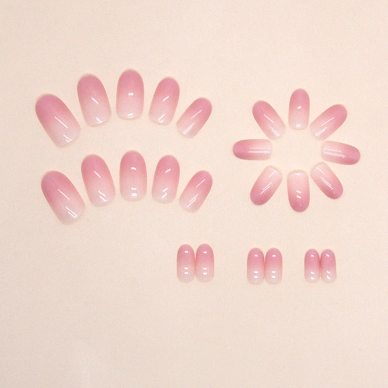 Nail 417 - Soft Pink Opulence (24Pcs) - Free Nail Kit Included