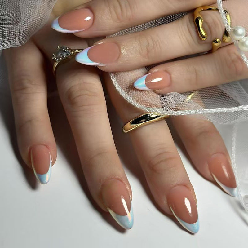 Nail 421 - Whisper Blush (24Pcs) - Free Nail Kit Included
