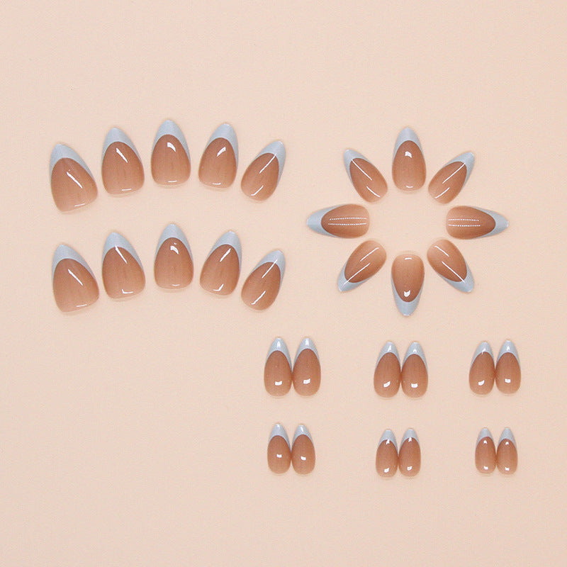 Nail 421 - Whisper Blush (24Pcs) - Free Nail Kit Included