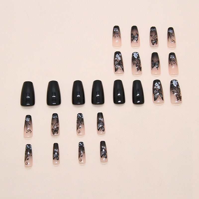 Nail 423 - Rose Quartz Veil (24Pcs) - Free Nail Kit Included
