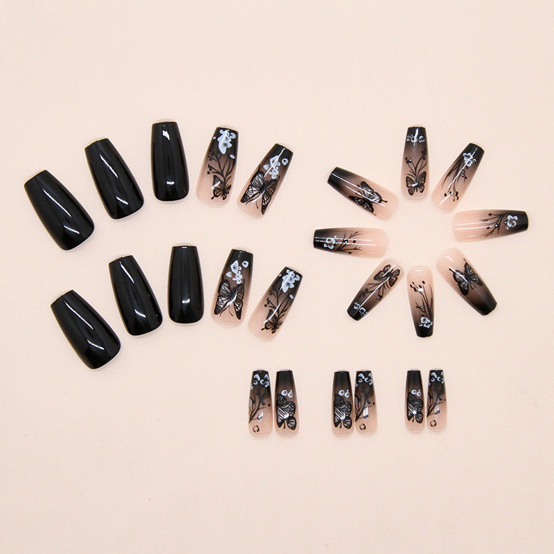 Nail 423 - Rose Quartz Veil (24Pcs) - Free Nail Kit Included