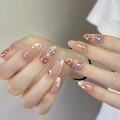 Nail 433 - Flower Petal Polish (30Pcs) - Free Nail Kit Included