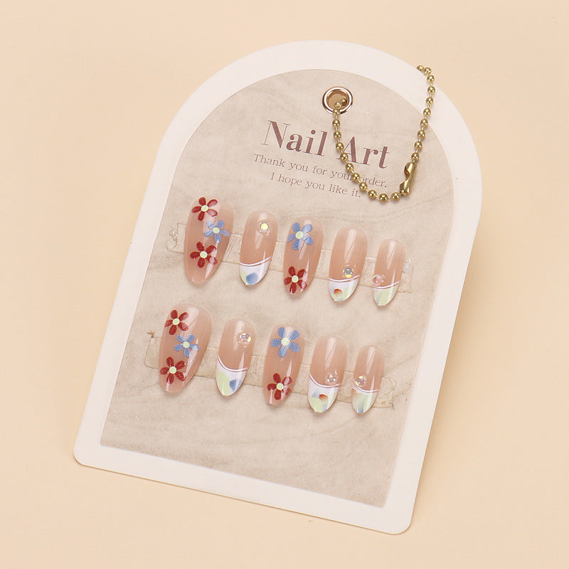 Nail 433 - Flower Petal Polish (30Pcs) - Free Nail Kit Included