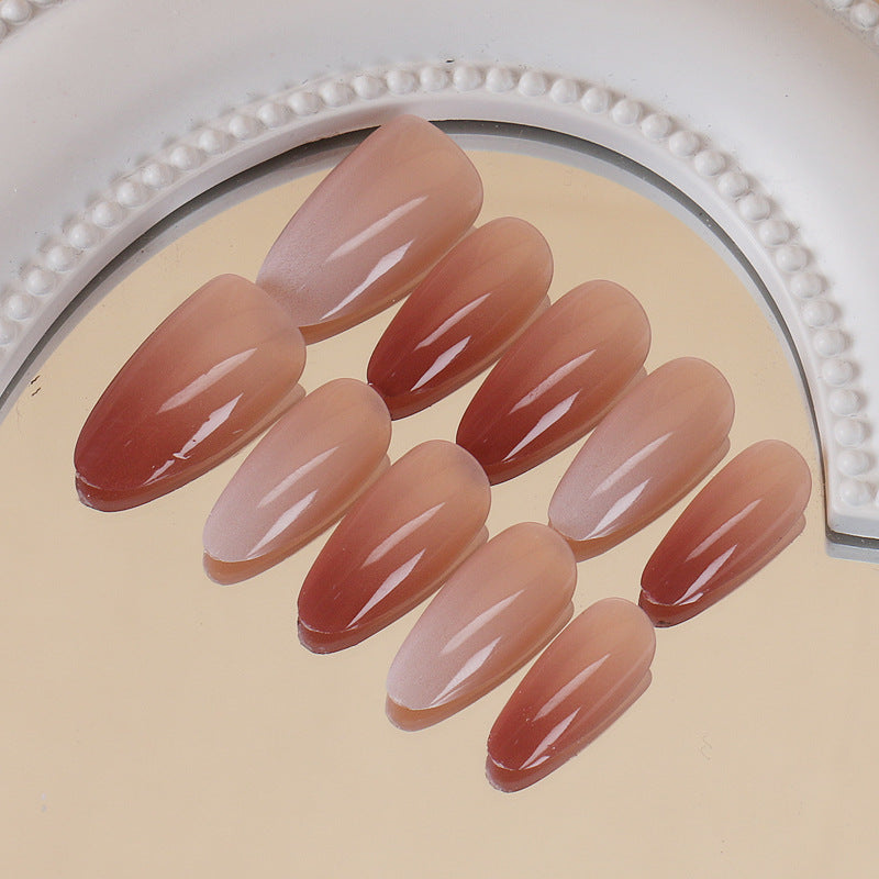 Nail 438 - Natural Gradient (30Pcs) - Free Nail Kit Included