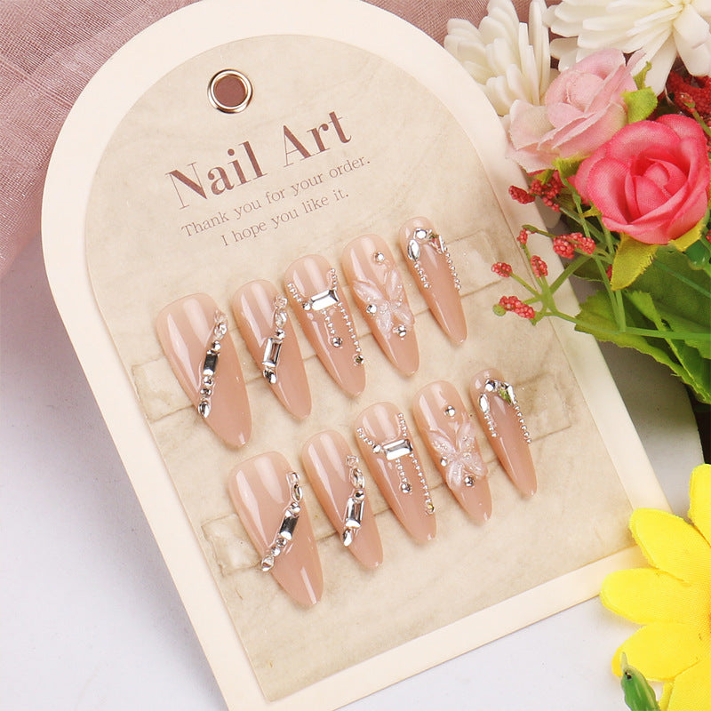 Nail 443 - Ethereal Wings Press-On Nails (30Pcs) - Free Nail Kit Included
