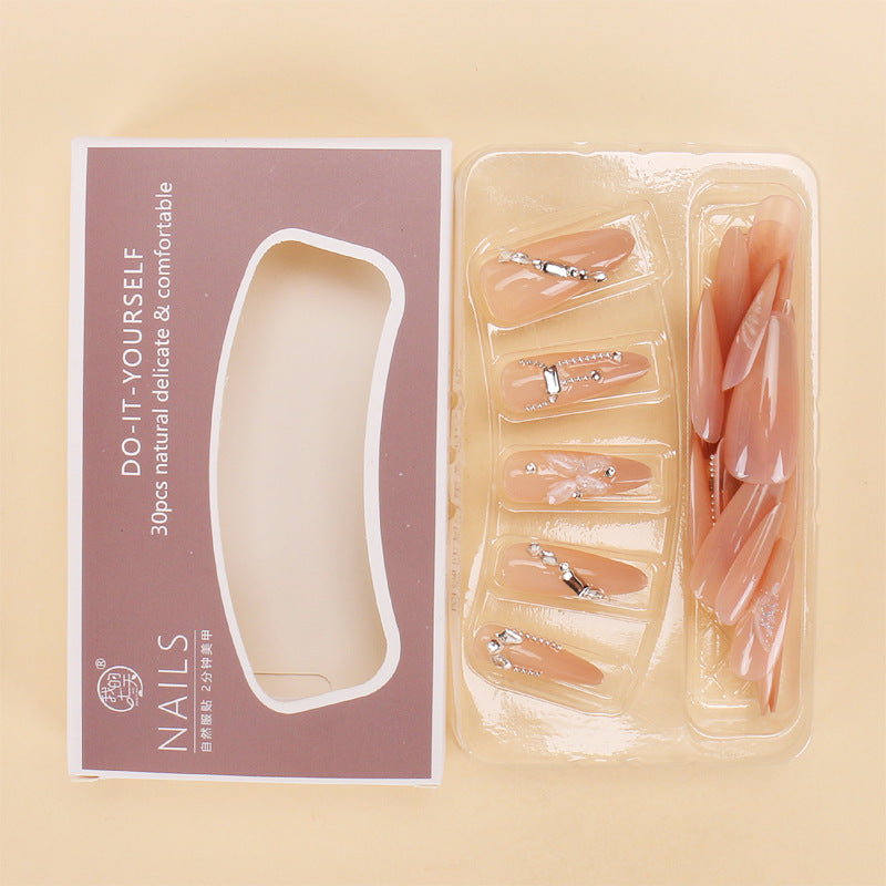Nail 443 - Ethereal Wings Press-On Nails (30Pcs) - Free Nail Kit Included