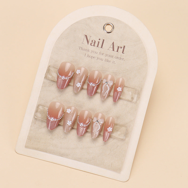 Nail 445 - Mystique Pearls (30Pcs) - Free Nail Kit Included