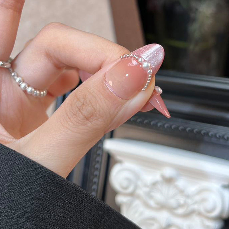 Nail 445 - Mystique Pearls (30Pcs) - Free Nail Kit Included
