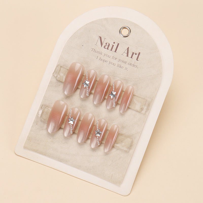 Nail 816 - Art Feature Press Ons (30Pcs) - Application Kit Included