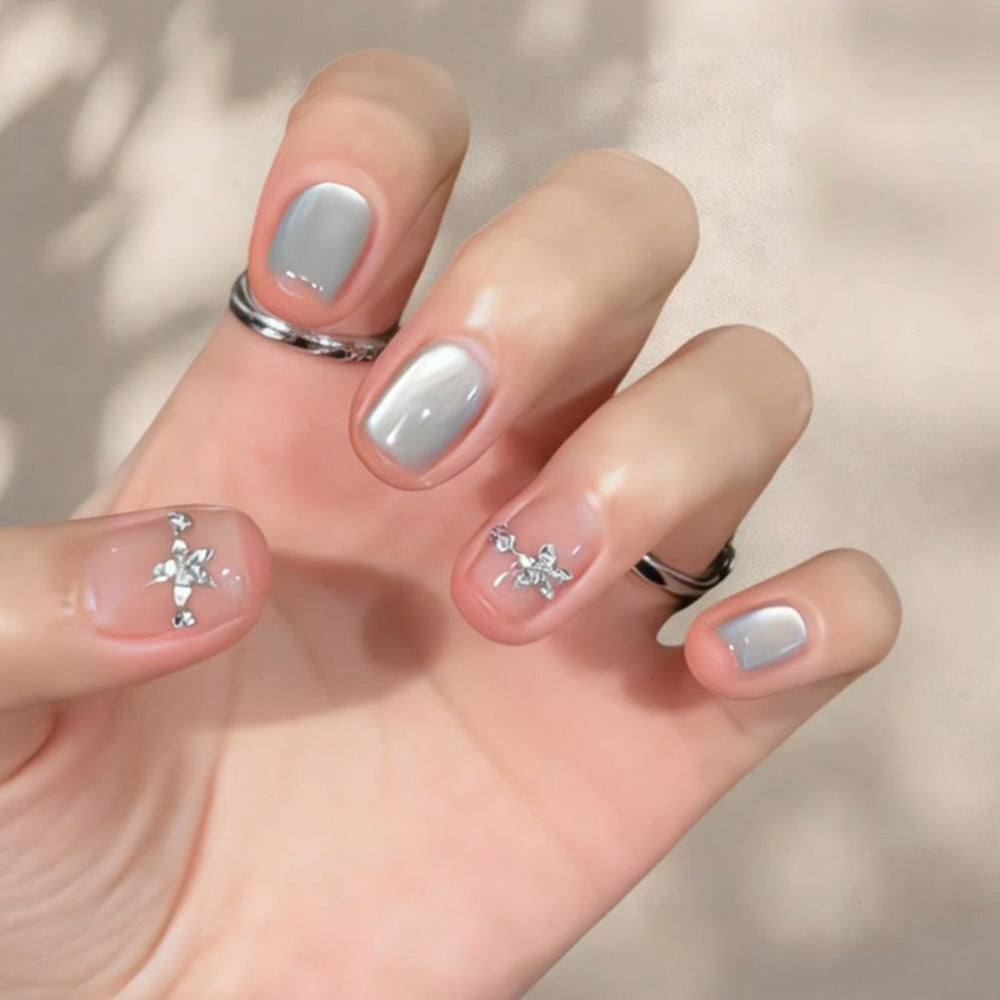 Nail 841 - Cinnamon Peach Tea (30Pcs) - Application Kit Included
