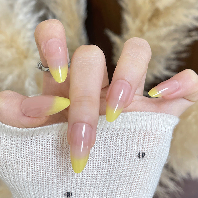 Nail 894 - French Nude Nail (24Pcs) - Application Kit Included