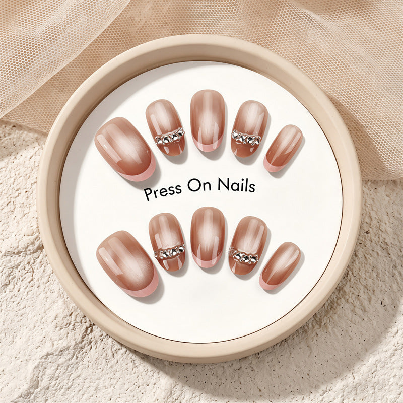 Nail 902 - Gradient Cat Eye (30Pcs) - Application Kit Included