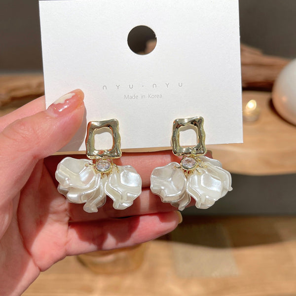 New Irregular Petal Earrings