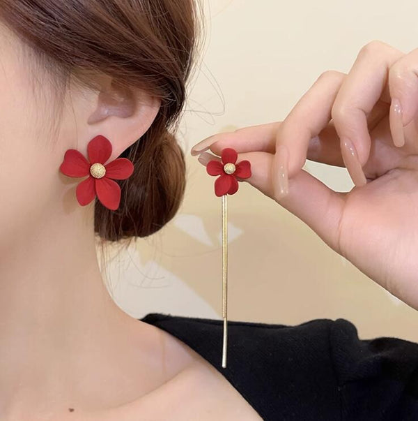 Tassel Flower Earrings