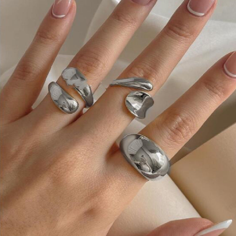 Niche Trendy Ring 3-Pcs Set