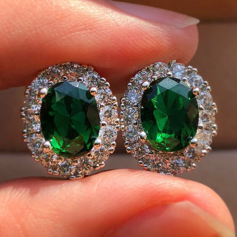 ZER42 -  Dark Blue Stud Earrings
