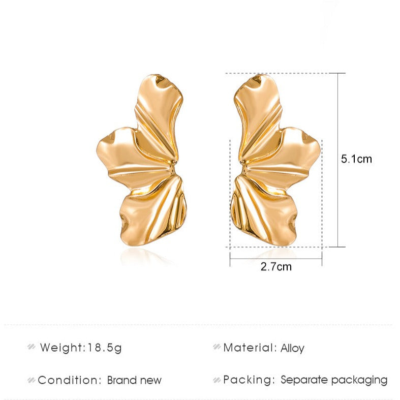Irregular Petal Earrings