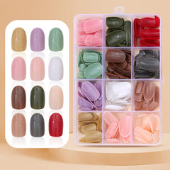 12 Solid Color Nails 288 pieces