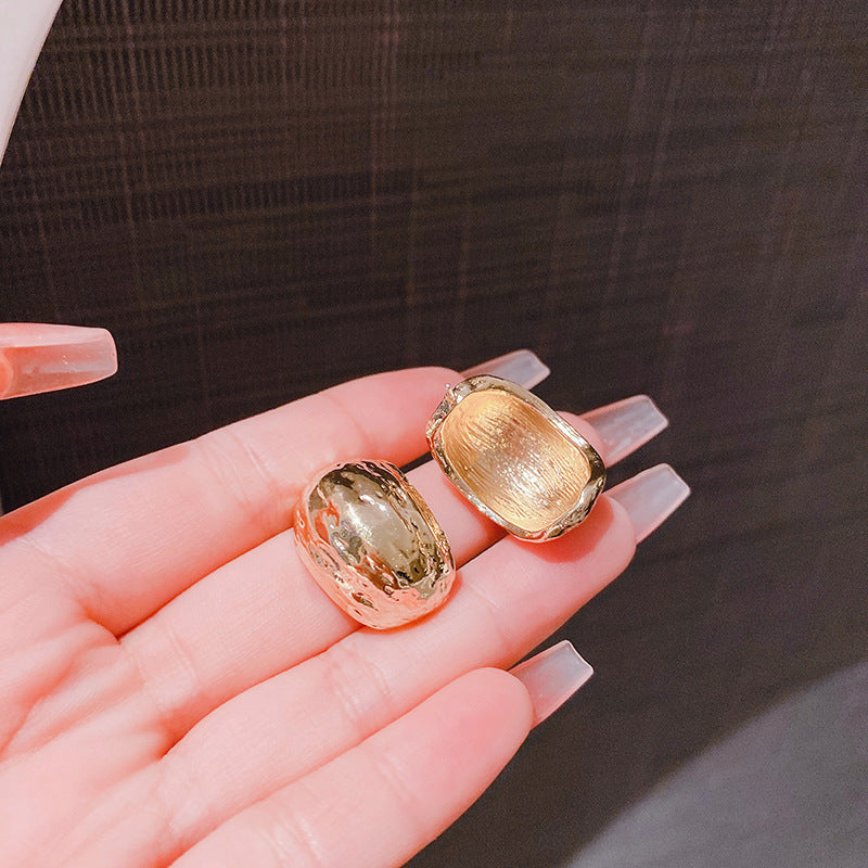 C Style Frosted Ball-Shape stud Earring - Zi Collection Hub