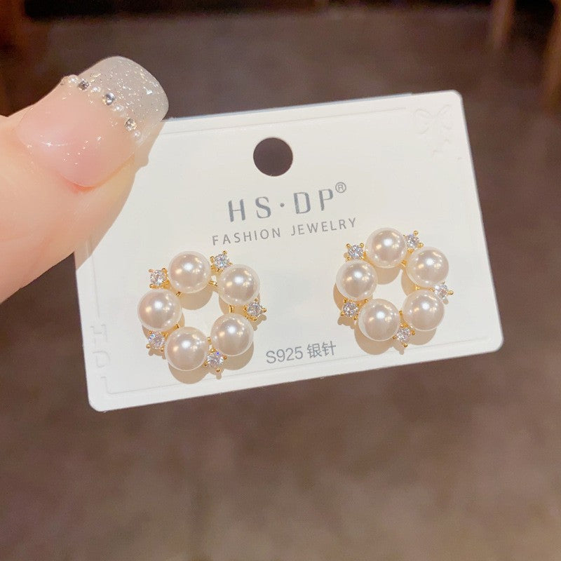 Pearl Ring Earrings