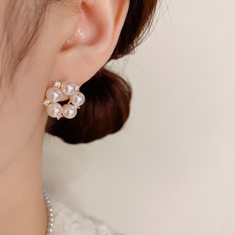 Pearl Ring Earrings