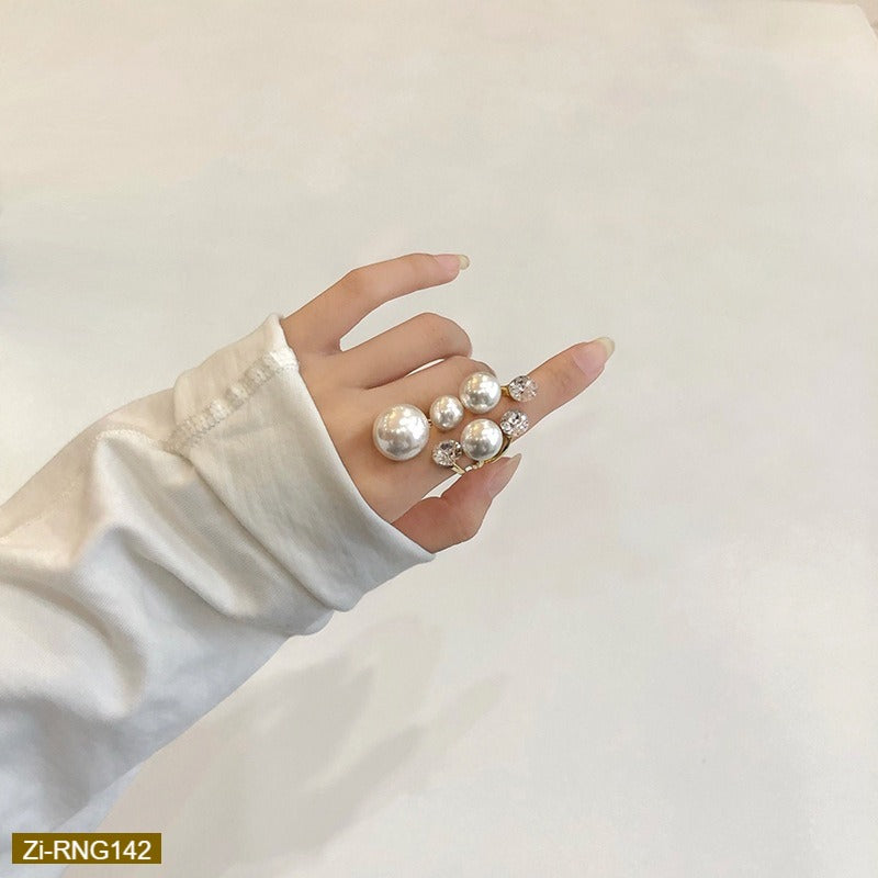 RNG142 - Luxury Pearl Open Index Finger Ring