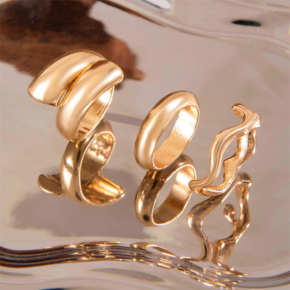 RNG210 -  Irregular Rings Set