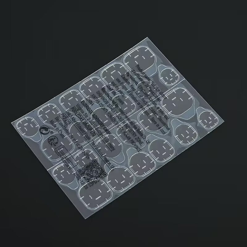 Regular Jelly Glue Stickers 1 Sheet (24 Tabs)